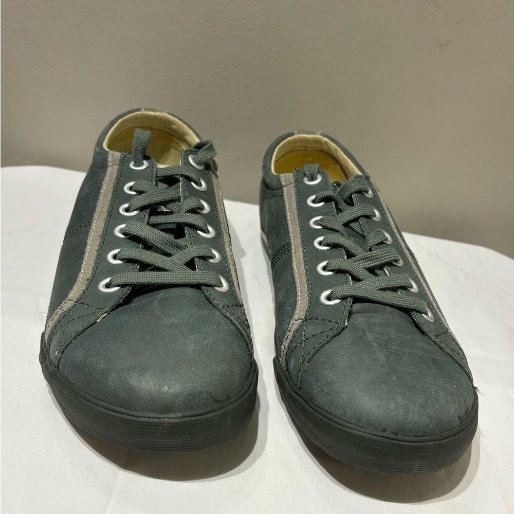 Keen Men's Grayish Teal Nubuck Leather Sneakers